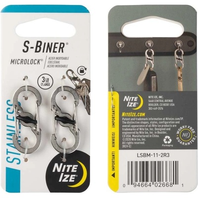 Nite Ize S-Biner MicroLock – Zboží Mobilmania