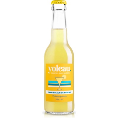 Yoleau Elderflower Spritz nealko koktejl 0,0 % 0,25 l (holá láhev)