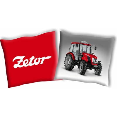SDS Traktor Zetor 2 bavlna zip 40 x 40 cm