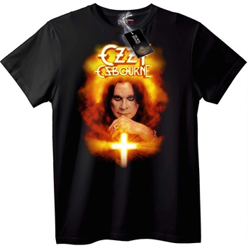 NOONEBRAND Тениска Ozzy Osbourne Кръст - 6XL, White