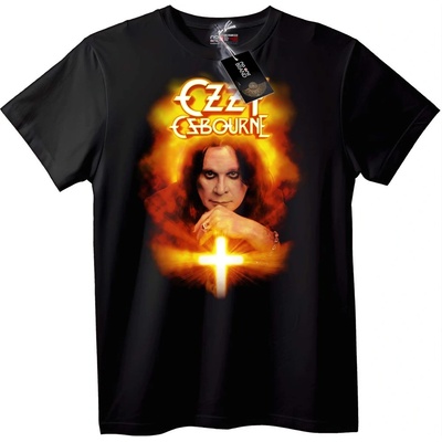 NOONEBRAND Тениска Ozzy Osbourne Кръст - 6XL, White