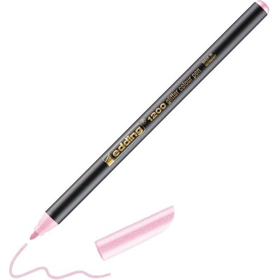 Edding 1200 glitter pastelově fialová