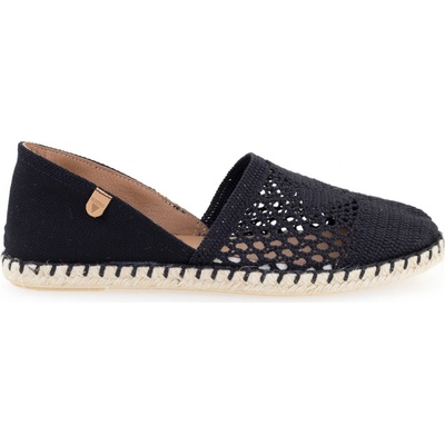 Verbenas espadrilky Carmen crochet černé