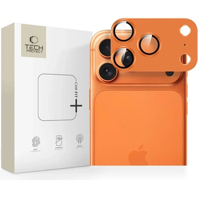 TECH-PROTECT CAMFULL FIT+ ochranný kryt kamery iPhone 17 Pro Max kosmická oranžová (5906302335534)