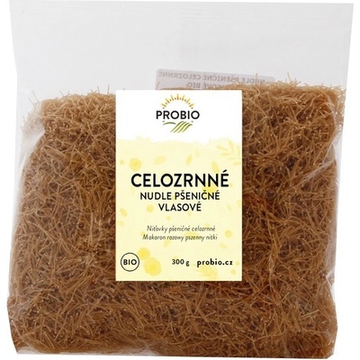 Probio Těstoviny pšeničné nudle vlasové celozrn. 300 g