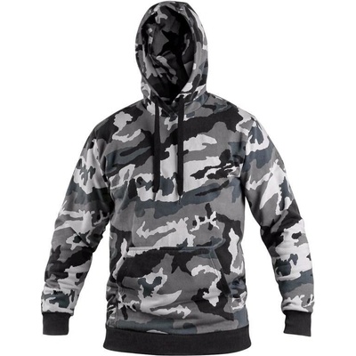 Canis CXS mikina s kapucí ARYN camouflage gray