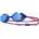 TYR Дамски очила за плуване TYR Blackops 140 Ev Racing Mirrored blue/coral
