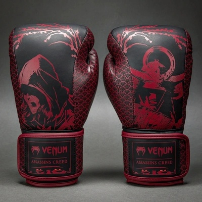 VENUM Боксови Ръкавици Venum x Assassin's Creed Shadows Burgundy/Black - 12 oz