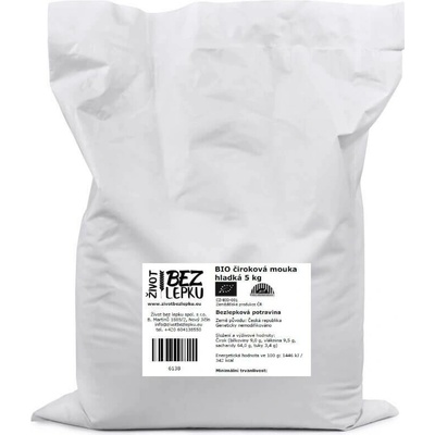 Život bez lepku BIO čiroková múka hladká 5 kg