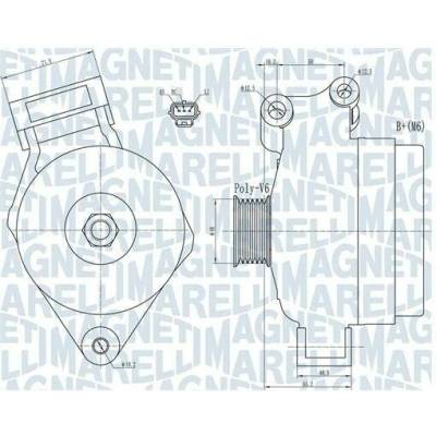 generátor MAGNETI MARELLI 063731925010