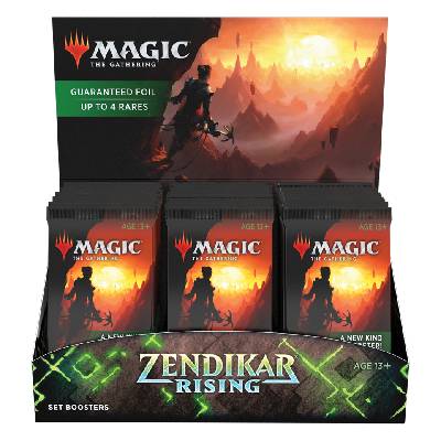 Wizards of the Coast Magic the Gathering Zendikar Rising Set Booster Box