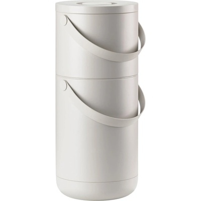 Zone Denmark Kuchyňský kontejner na bio odpad 22+12l CIRCULAR Warm Grey šedý