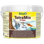 TETRA TetraMin Crisps (Тетрамин Криспс) основна храна за всички видове декоративни рибки на хрупкави дискчета пакет 10 литра