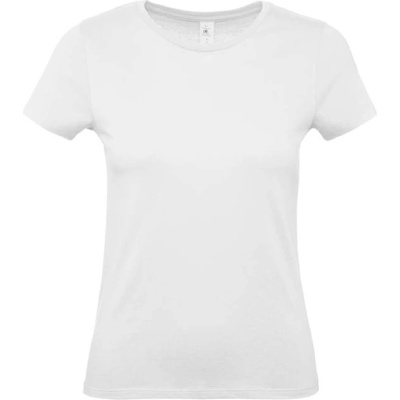 B&C Collection B&c e150 / Дамска тениска с обло деколте - бяла xs (01002t00100)