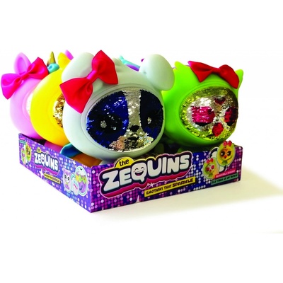 TM Toys Zvířátko/Panenka ZEQUINS s flitry plast 15 cm zelená