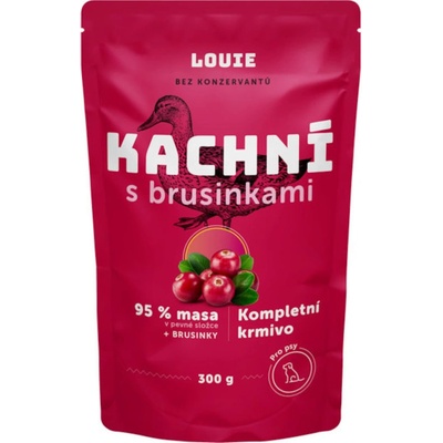 Louie Adult Kachní s brusinkami 300 g