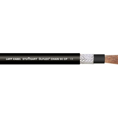 Lapp 1026553/500 kabel pro energetické řetězy ÖLFLEX® CHAIN 90 CP 1 x 16 mm² černá 500 m