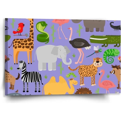 Obraz Animované safari - 120x80 cm