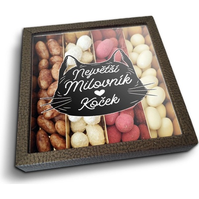 Sablio Mandle v čokoládě Největší milovník koček 4x 80 g