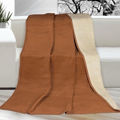 deka Kira Plus hnědá/béžová Brotex 200x230