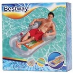 Bestway Надуваем дюшек Bestway, 161 х 84 см, Максимално натоварване 90 кг, Бял, 43028-2