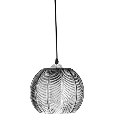 Bloomingville Сиво висящо осветително тяло със стъклен абажур ø 22 cm Adar - Bloomingville (82068390)