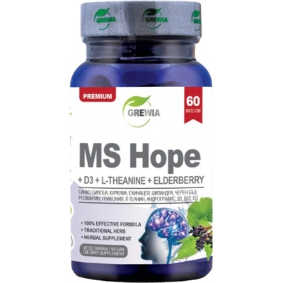 MS Hope | with D3, L-Theanine & Elderberry [60 капсули]