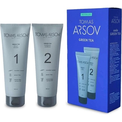 Tomas Arsov Green Tea šampon 250 ml + kondicionér 250 ml dárková sada – Zboží Dáma