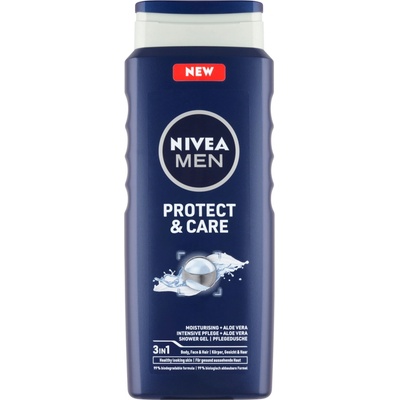 Nivea Men Sprchový gel pro muže 3v1 Protect & Care 500 ml