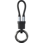 4smarts USB-C към USB-C кабел тип ключодържател за всички устройства с USB-C - 4smarts KeyRing USB-C to USB-C Cable (черен) (bulk) (541926)