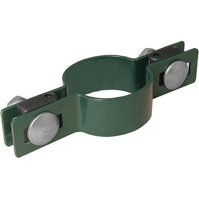 Objímka průběžná na sloupek průměr 48 mm, zelená RAL 6005