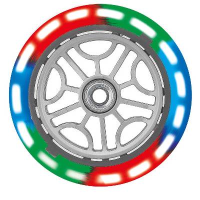Комплект от 2 бр. предни LED светещи колела АВЕС 5 за тротинетки Globber Primo/EVO/Elite (538-002)