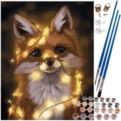 Maaleo 22782 Malování podle čísel liška 40 x 50 cm – Zboží Dáma