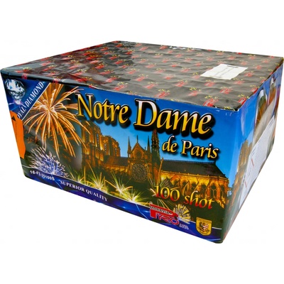 Ohňostrojový kompakt Notre dame de Paris 100 ran 25mm