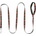 Perris leathers каишка за куче PERRIS LEATHERS - Fender - Черно, червено, жълот - F01_Leash