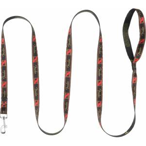 Perris leathers каишка за куче PERRIS LEATHERS - Fender - Черно, червено, жълот - F01_Leash