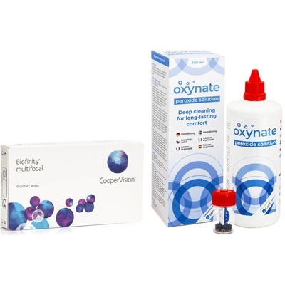 Cooper Vision Biofinity Multifocal 6 šošoviek + Oxynate Peroxide 380 ml s puzdrom