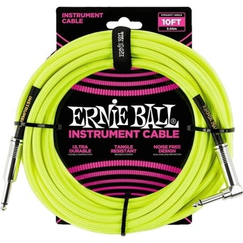 Image 1 of Ernie Ball P06080-EB 3 m Директен - Ъглов Инструментален кабел (P06080)