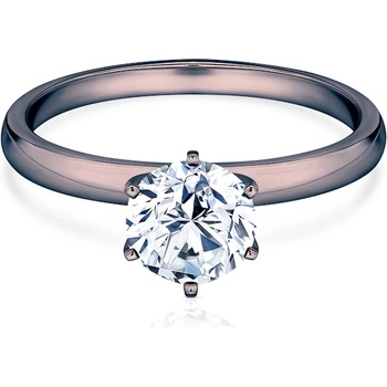 SAVICKI Годежен пръстен savicki: черно злато, диамант