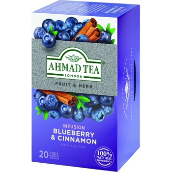 Ahmad Tea ovocný čaj čučoriedka a škorica 20 x 2 g