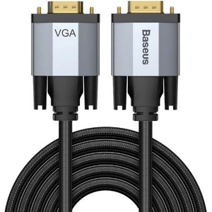 Baseus VGA към VGA кабел (300 см) - Baseus Enjoyment Series VGA Male To VGA Male Cable (CAKSX-V0G) (черен) (CAKSX-V0G)