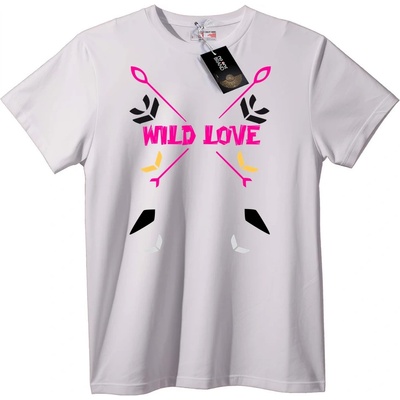 NOONEBRAND Тениска Wild Love - XL, Black