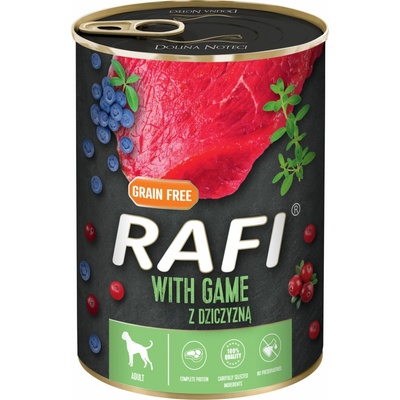 Rafi Adult jelenina s brusnicami a čučoriedkami 400 g