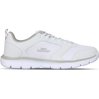 Slazenger Дамски маратонки Slazenger Force Mesh Womens Trainers - White/Grey