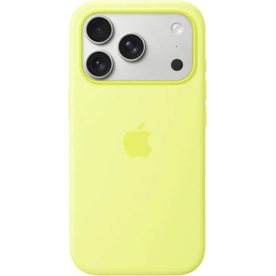 Калъф от Apple за iPhone 17 Pro Silicone Case with MagSafe Neon Yellow (MGFF4ZM/A)