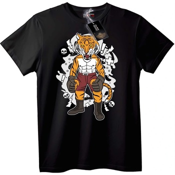 NOONEBRAND Тениска MMA Тигров Боец - M, White