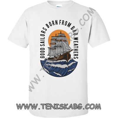 Fruit of the Loom Тениска с щампа - Good sailors