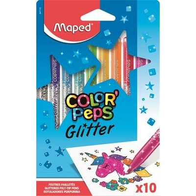 Maped ColorPeps Glitter 10 rôznych farieb 847110