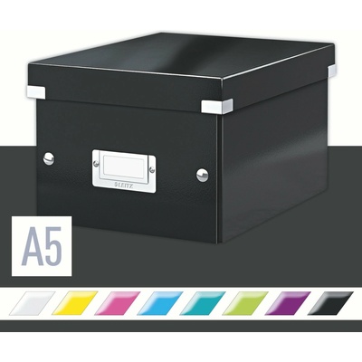 Leitz WOW Click & Store A5 22 x 16 x 28,2 cm, čierna