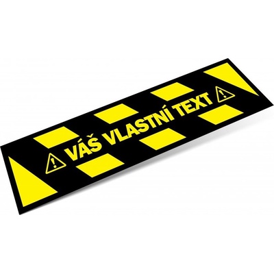 Traiva Podlahová páska VÁŠ VLASTNÍ TEXT 600 mm x 150 mm 25538 – Zboží Dáma